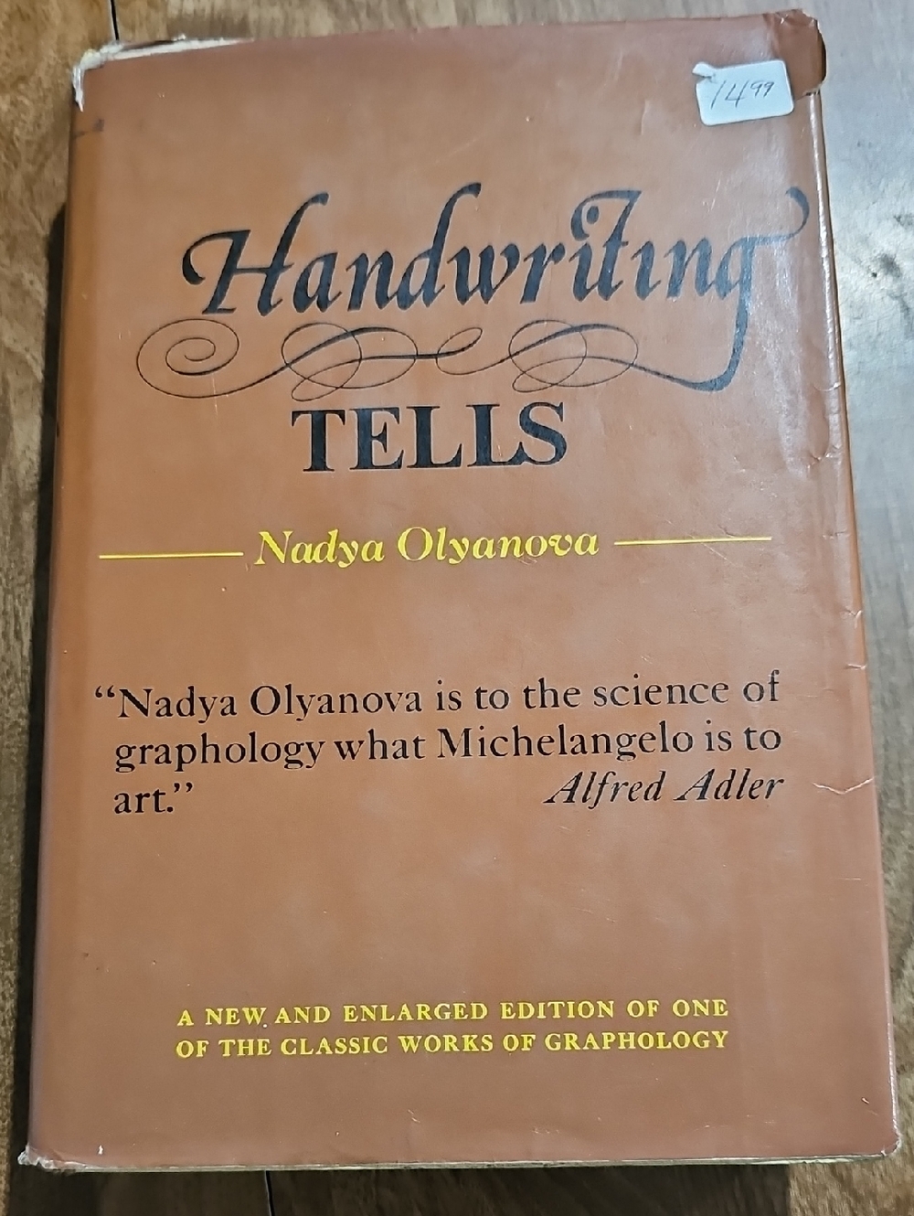 Handwriting Tells by Nadya Olyanova - Brown Cover